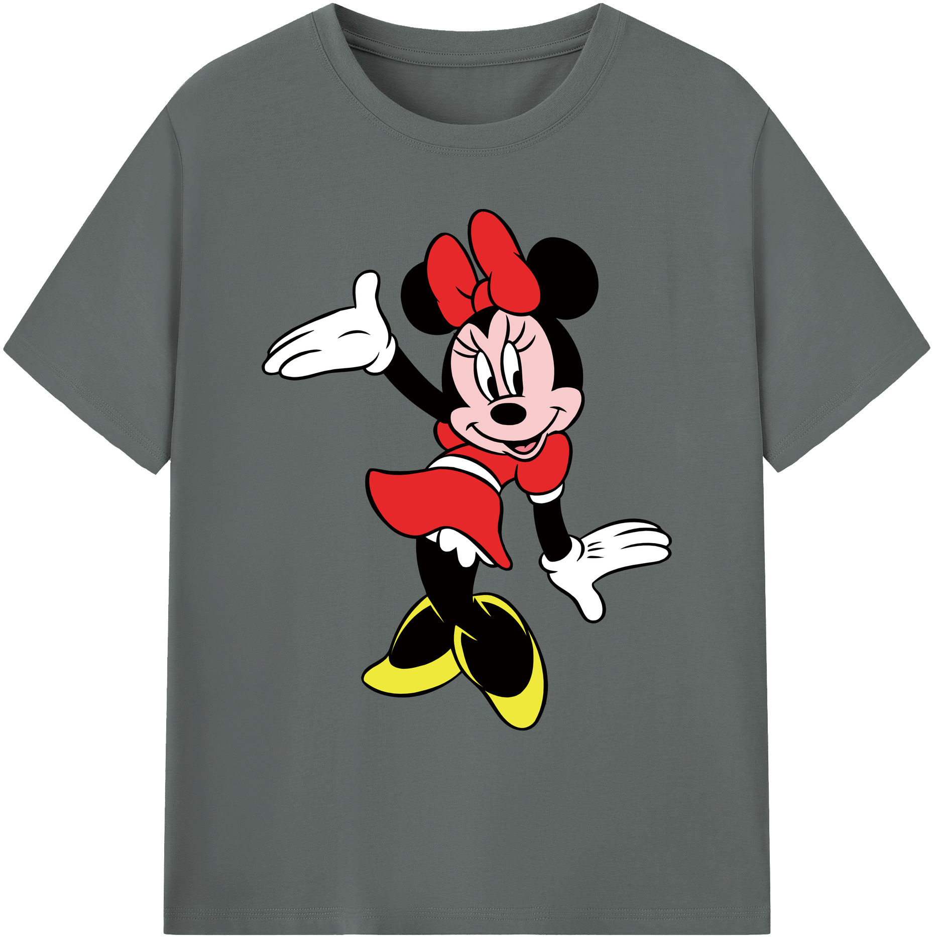 ミッキーマウス Mickey Mouse 綿100％ メンズ半袖Tシャツ｜肌触りやわらか＆通気性